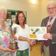 Martine Naughton and Jo Wooldridge receiving award